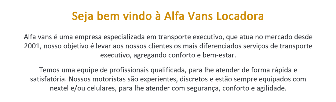 Alfa Vans